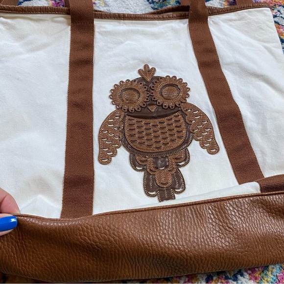 Bohemian Owl Tote Bag - Picture 3 of 6